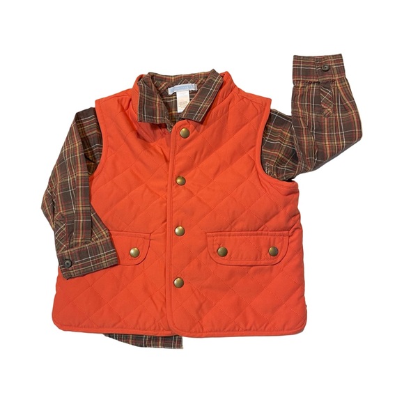 Janie and Jack English Countryside Button-Down Shirt 3T - Picture 2 of 5